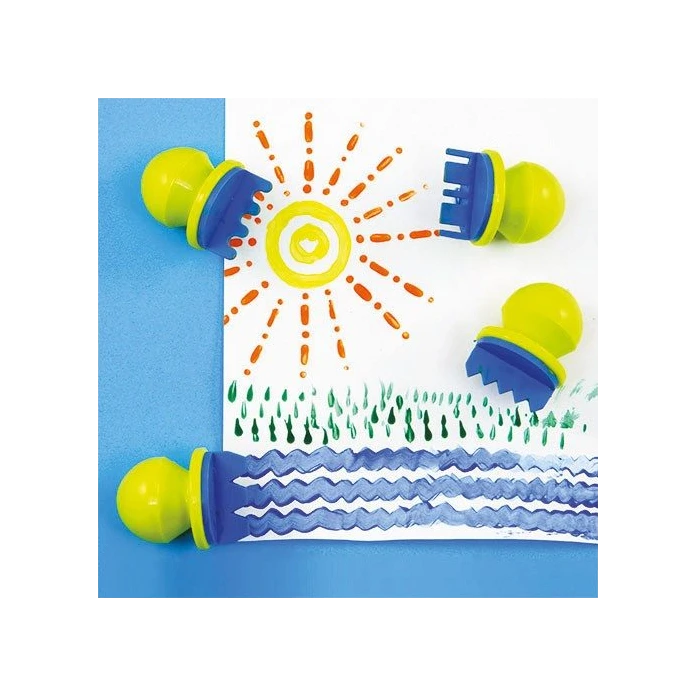 Mini pinceaux boules par 4