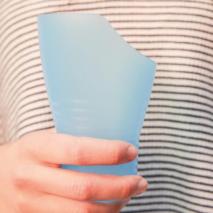Verre à découpe nasale