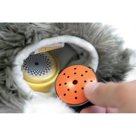 Peluche chat sensoriel