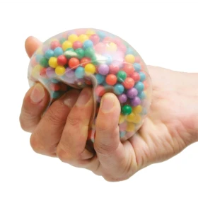 Fidget balle billes multicolores