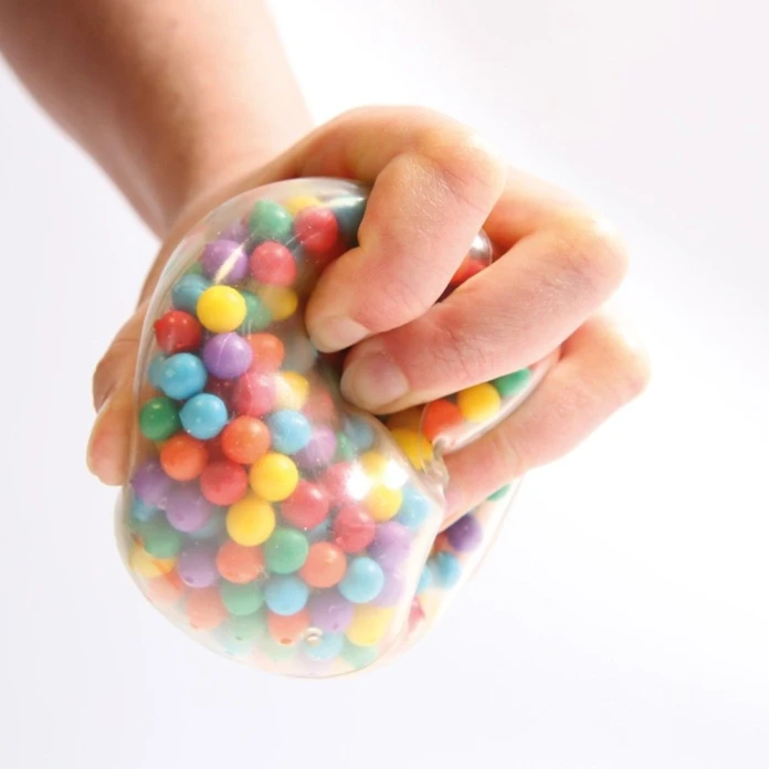Fidget balle billes multicolores