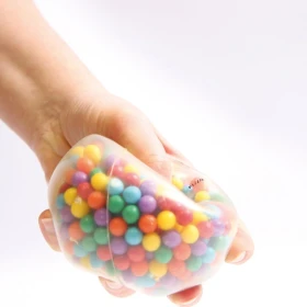 Fidget balle billes multicolores