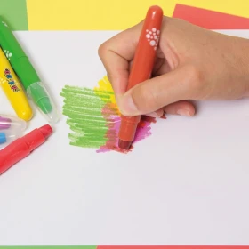 Crayons de couleurs smoothy par 6