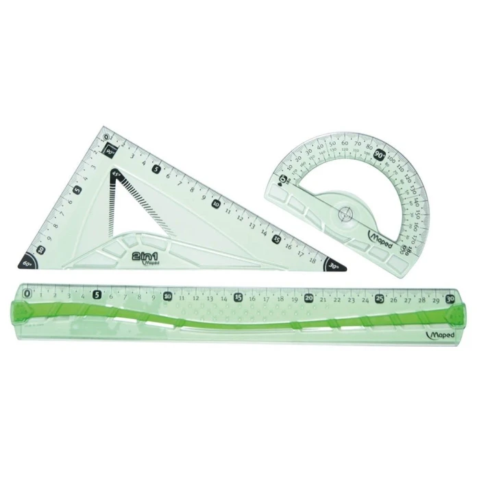Kit géométrie incassable 3 pièces