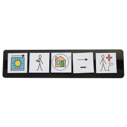 Bande phrase avec bande velcro