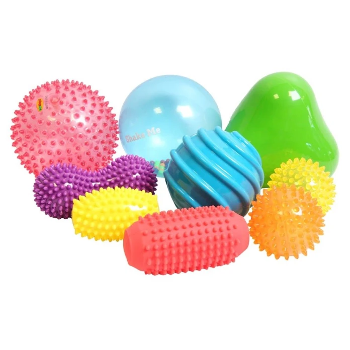 Maxi kit de 9 balles sensorielles