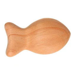 Hochet poisson plein en bois