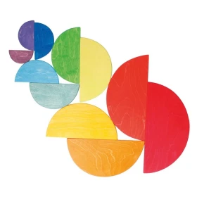 Grands demi-cercles en bois
