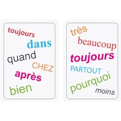 Tam tam les mots invariables - cycle 2