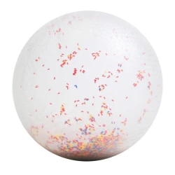 Ballon transparent confetti