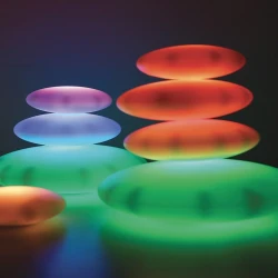 Galets lumineux rechargeables