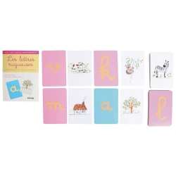 Coffret Montessori lettres rugueuses