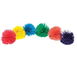 Lot de 6 balles pompons