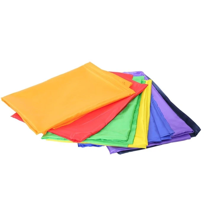 Foulards arc en ciel satin (par 7)