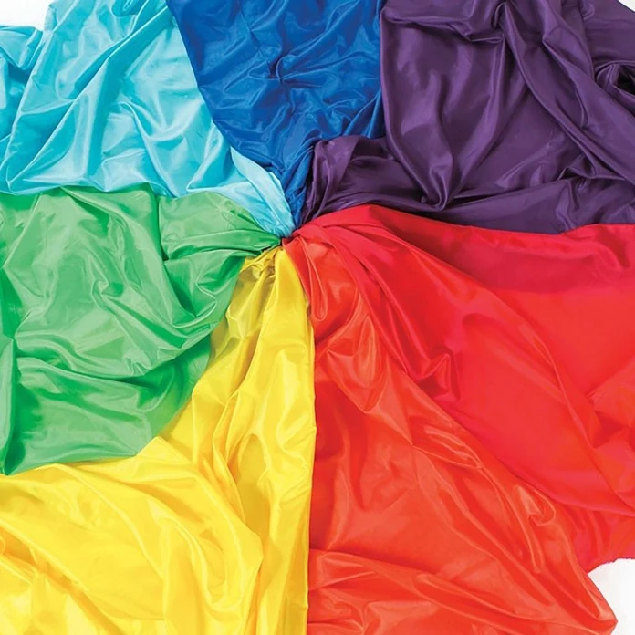 Foulards arc en ciel satin (par 7)