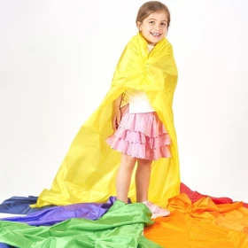 Foulards arc en ciel satin (par 7)