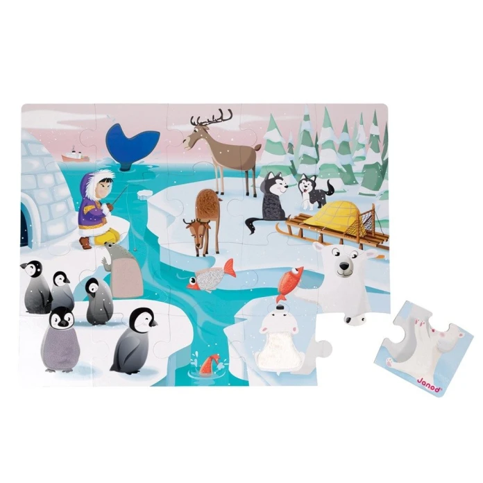 Maxi puzzle tactile