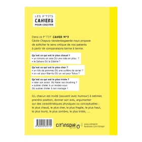 Les p’tits cahiers pour cogiter – n°3 comparons