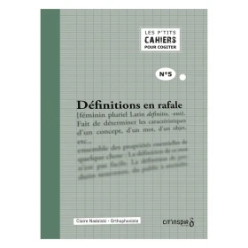 Les p’tits cahiers pour cogiter – n°5 définitions en rafale