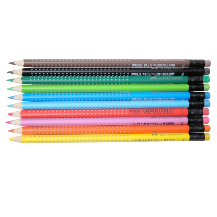 Crayons de couleurs grip par 10