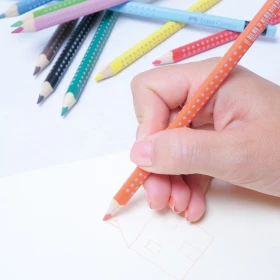 Crayons de couleurs grip par 10