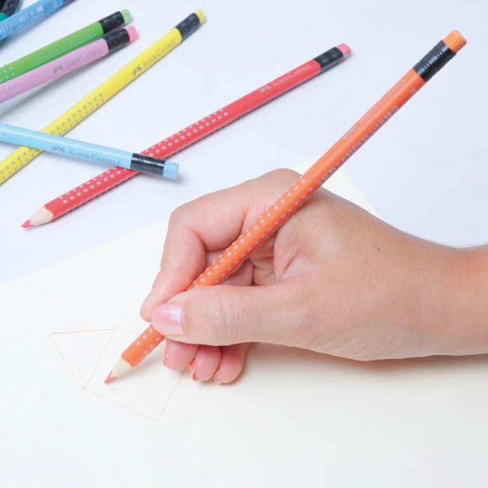 Crayons de couleurs grip par 10