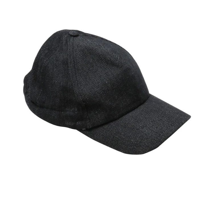 Casquette denim lestee