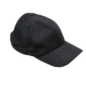 Casquette denim lestee