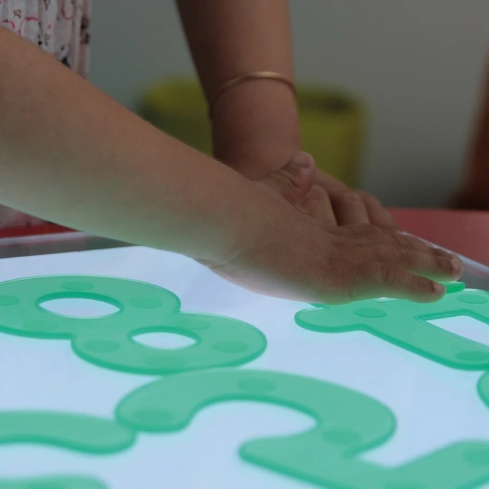 Chiffres silicone colorés