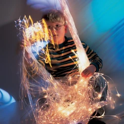 Fibres optiques 200 brins de 2 m + Source