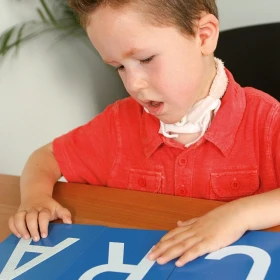 Lettres rugueuses montessori