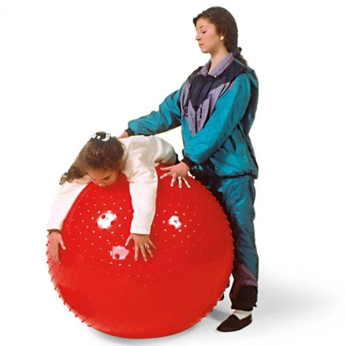 Ballon à picots 100 cm - rouge