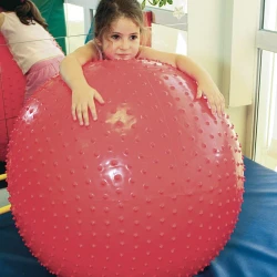 Ballon à picots 100 cm - rouge