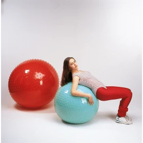 Ballon à picots 100 cm - rouge