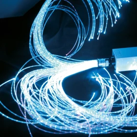 Fibres optiques 150 brins de 1,5 m + Source