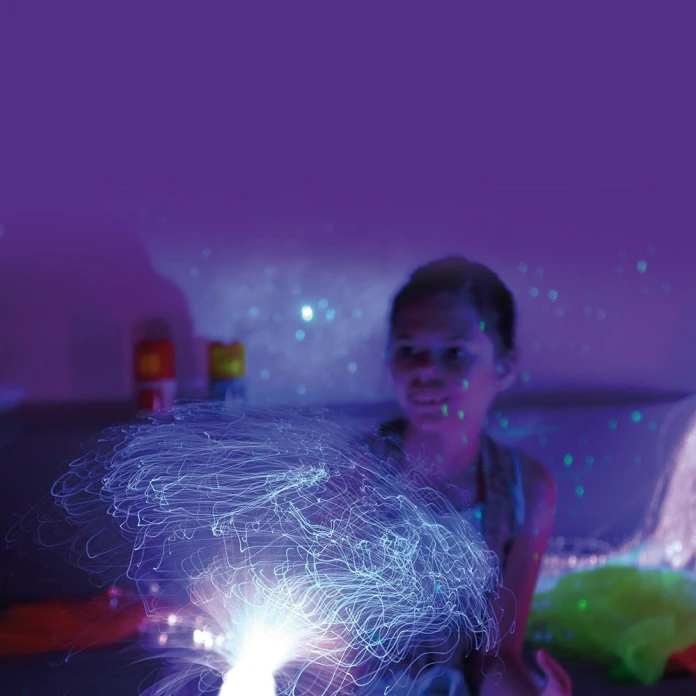 Lampe fibres optiques