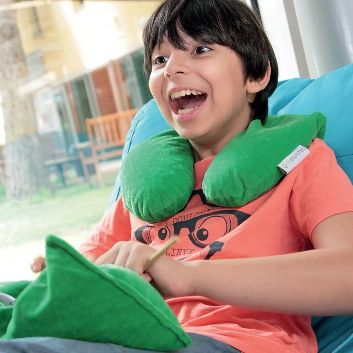 Coussin de nuque chauffant lesté