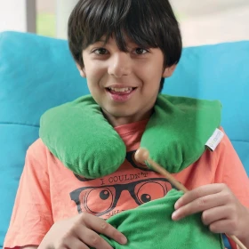 Coussin de nuque chauffant lesté