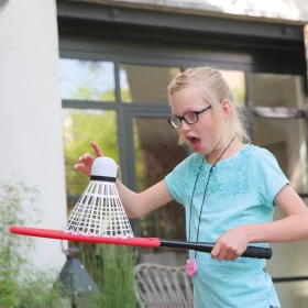 Mega-raquettes de badminton