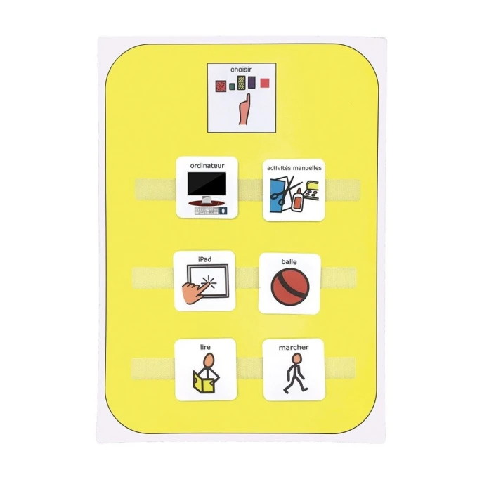 Tableau de choix Activités