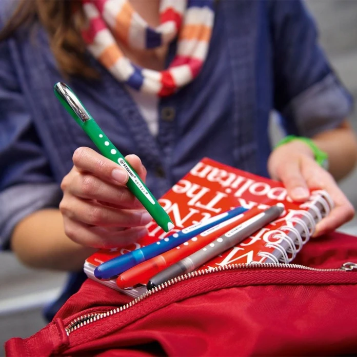 Stylo roller couleurs par 4