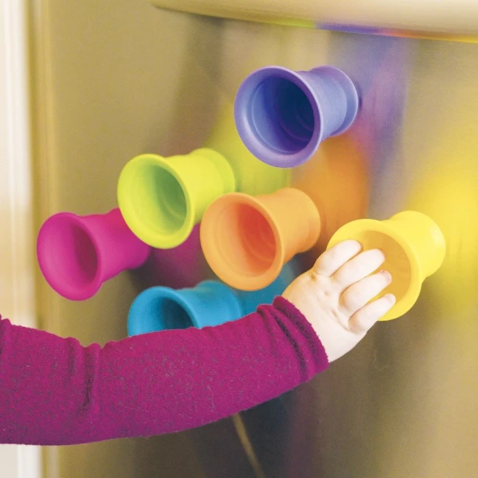 Gobelets d’empilage ventouse par 6