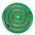 Jeu mural rond avec spirale - vert