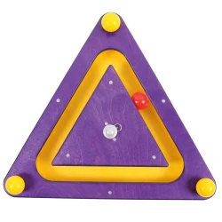 Jeu mural triangle - violet
