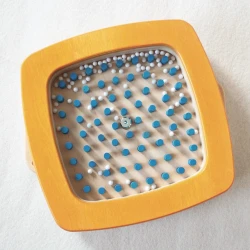Jeu mural mini pluie - orange