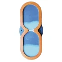 Jeu mural sablier sable de verre - orange