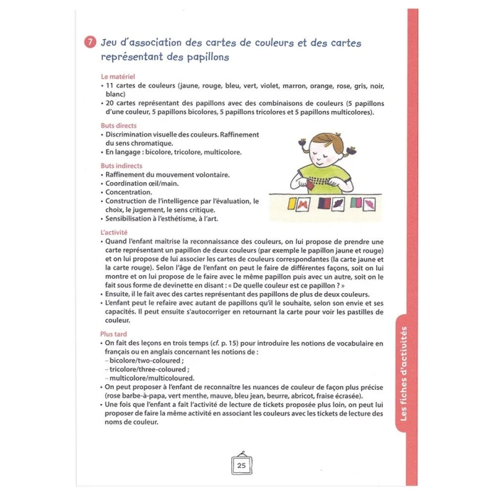 J'explore les couleurs avec Montessori