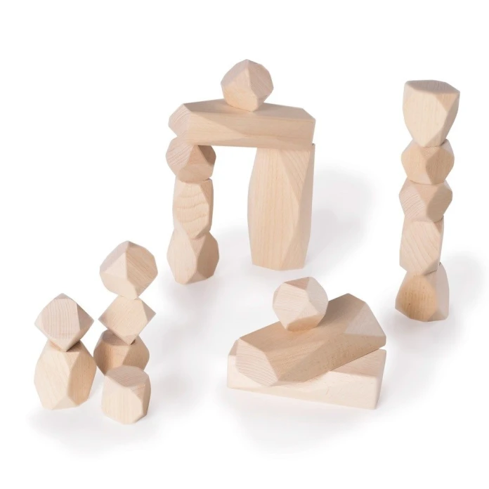 Rochers de construction en bois