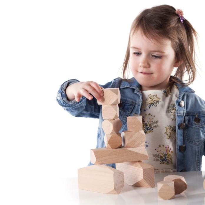 Rochers de construction en bois