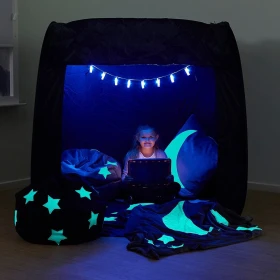 Pop-up espace sensoriel noir